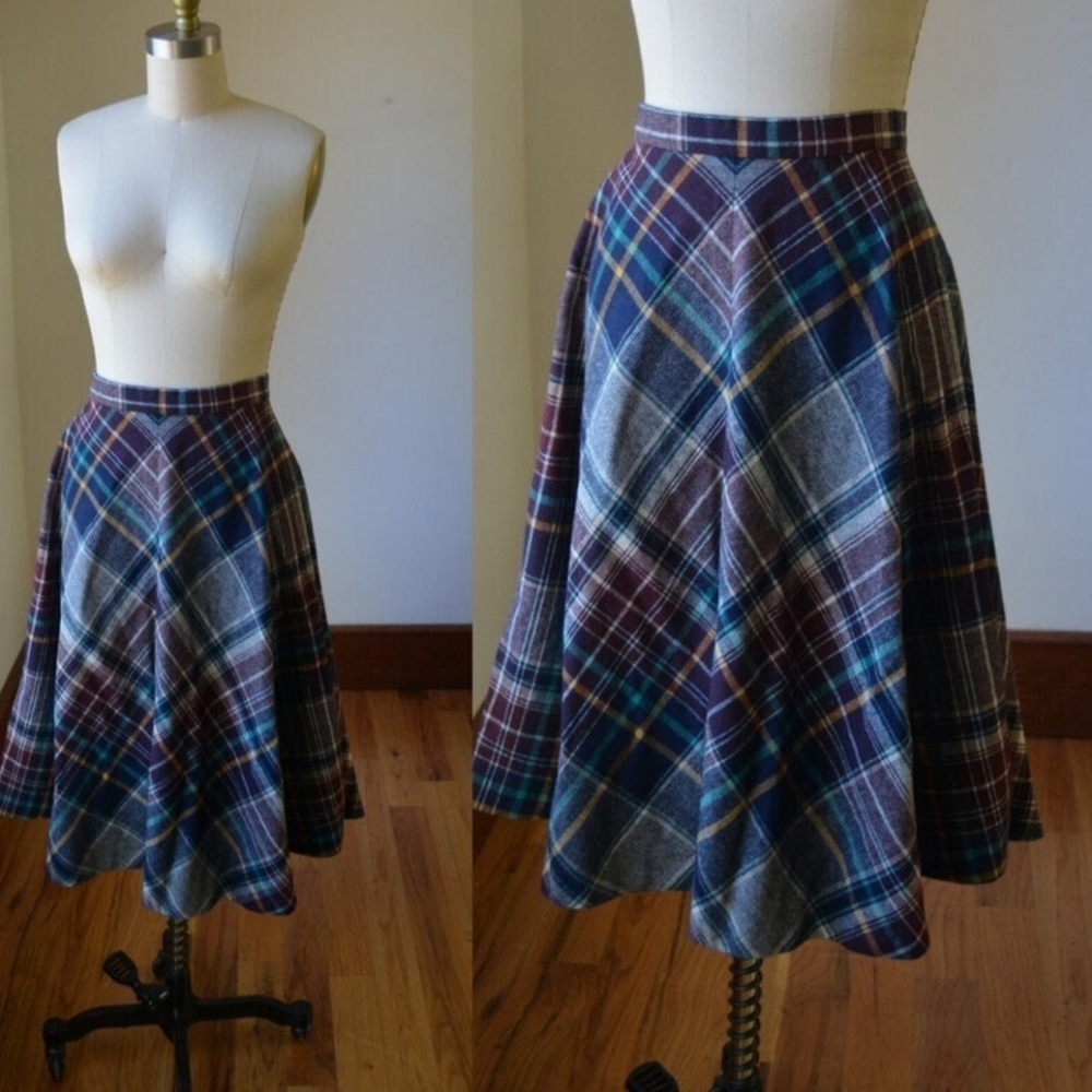 Wool Circle Skirt
